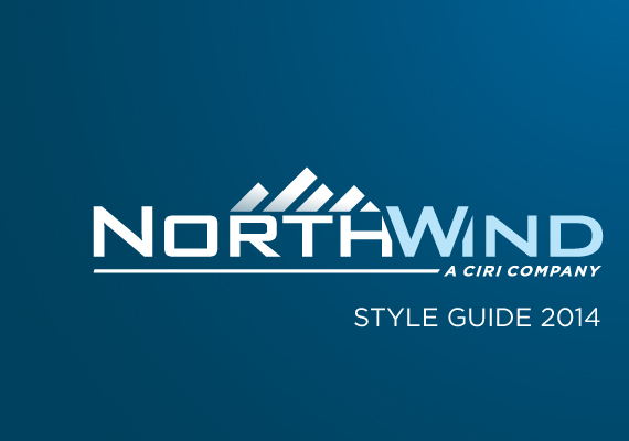 Style Guide created for NorthWind in Idaho Falls, Idaho. <br> Click the lower right corner of the image to turn the page.