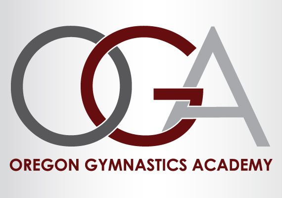 Branding update for Oregon Gymnastics Academy in Portland, Oregon.